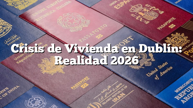 Crisis de Vivienda en Dublín: Realidad 2026