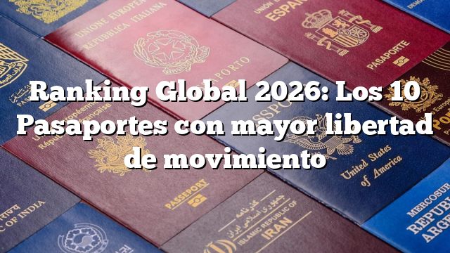 Ranking Global 2026: Los 10 Pasaportes con mayor libertad de movimiento