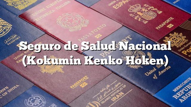 Seguro de Salud Nacional (Kokumin Kenko Hoken)