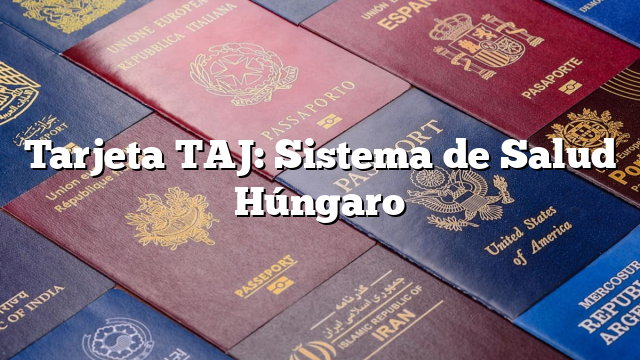 Tarjeta TAJ: Sistema de Salud Húngaro