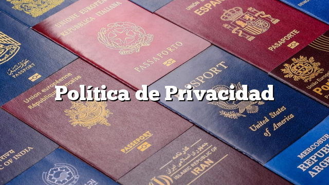 Política de Privacidad