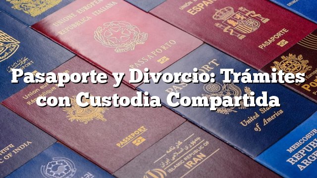 Pasaporte y Divorcio: Trámites con Custodia Compartida