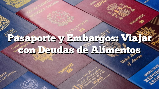 Pasaporte y Embargos: Viajar con Deudas de Alimentos